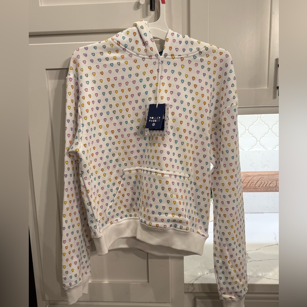 Roller Rabbit Target disco hearts wave sweatshirt size XXS